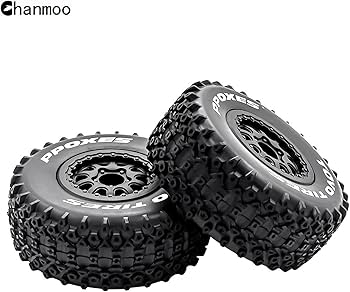 Amazon | Chanmoo 1/10 RC ショートコース トラック ホイールとタイヤ