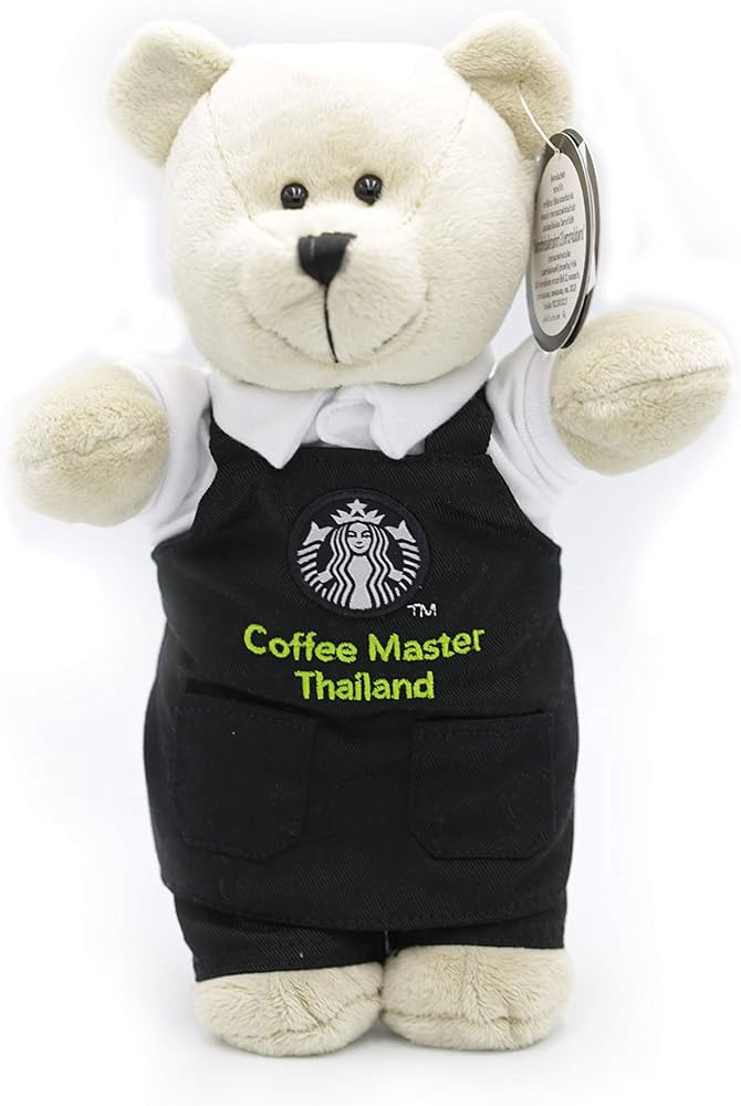 Amazon.co.jp: 海外スターバックス タイ 限定 ベアリスタ 黒エプロン