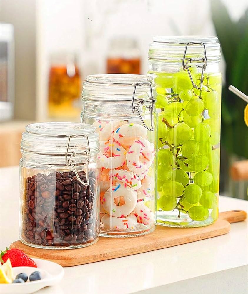 Amazon｜密封瓶 保存容器 梅酒 びん 果実酒 づくり ガラス