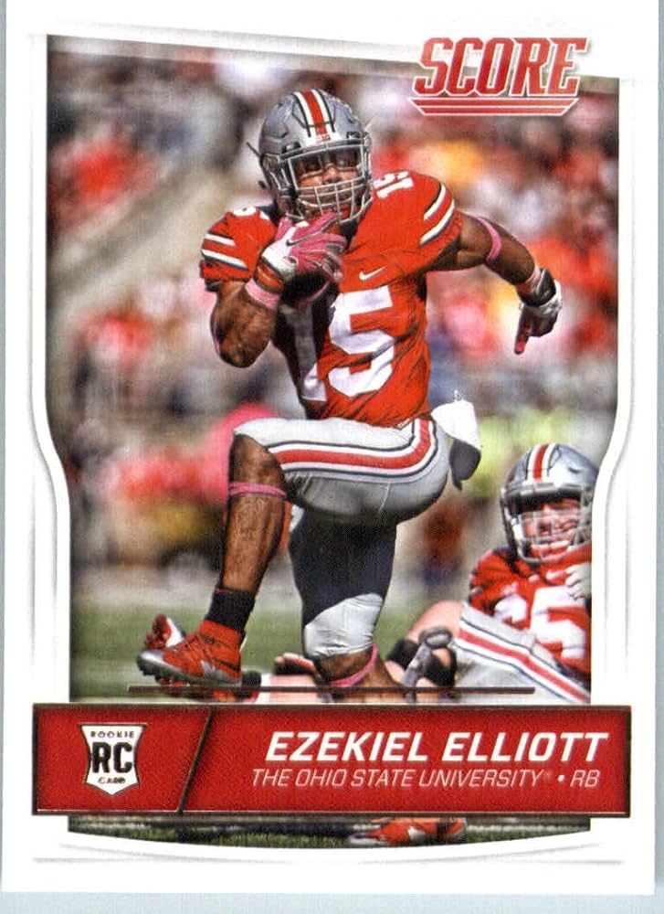 Amazon.com: 2016 Score #344 Ezekiel Elliott Ohio State Buckeyes