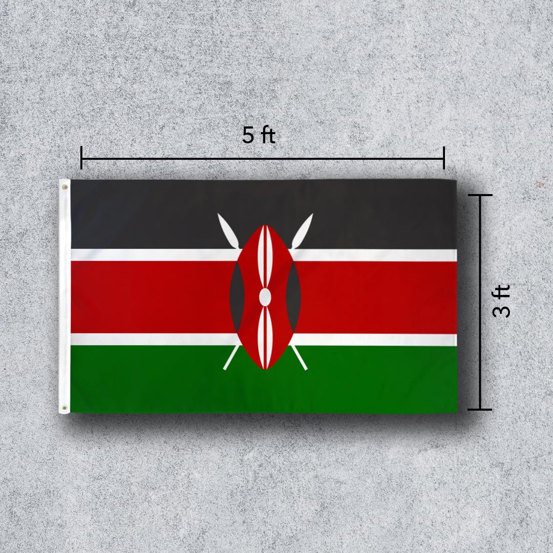 Amazon.co.jp: ケニア国旗 ポリエステル 3フィート x 5フィート : DIY