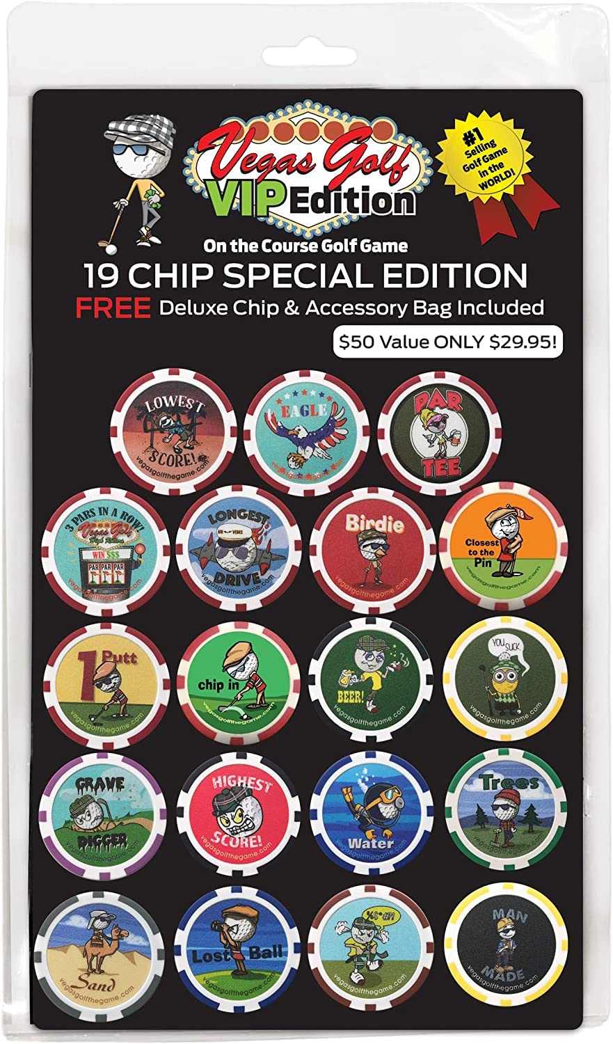 Amazon | Vegas Golf ベガスゴルフ Vip Edition (19枚入り) ゴルフ