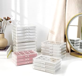 Amazon｜ProCase ジュエリーボックス 5層 ジュエリー収納 透明アクリル