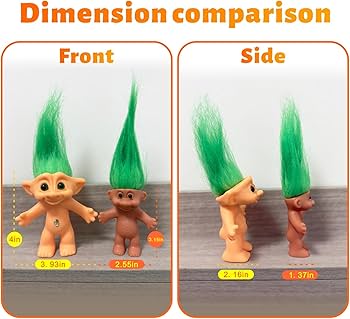 Amazon | ヴィンテージトロール人形、レトロトロール人形 クロマチック