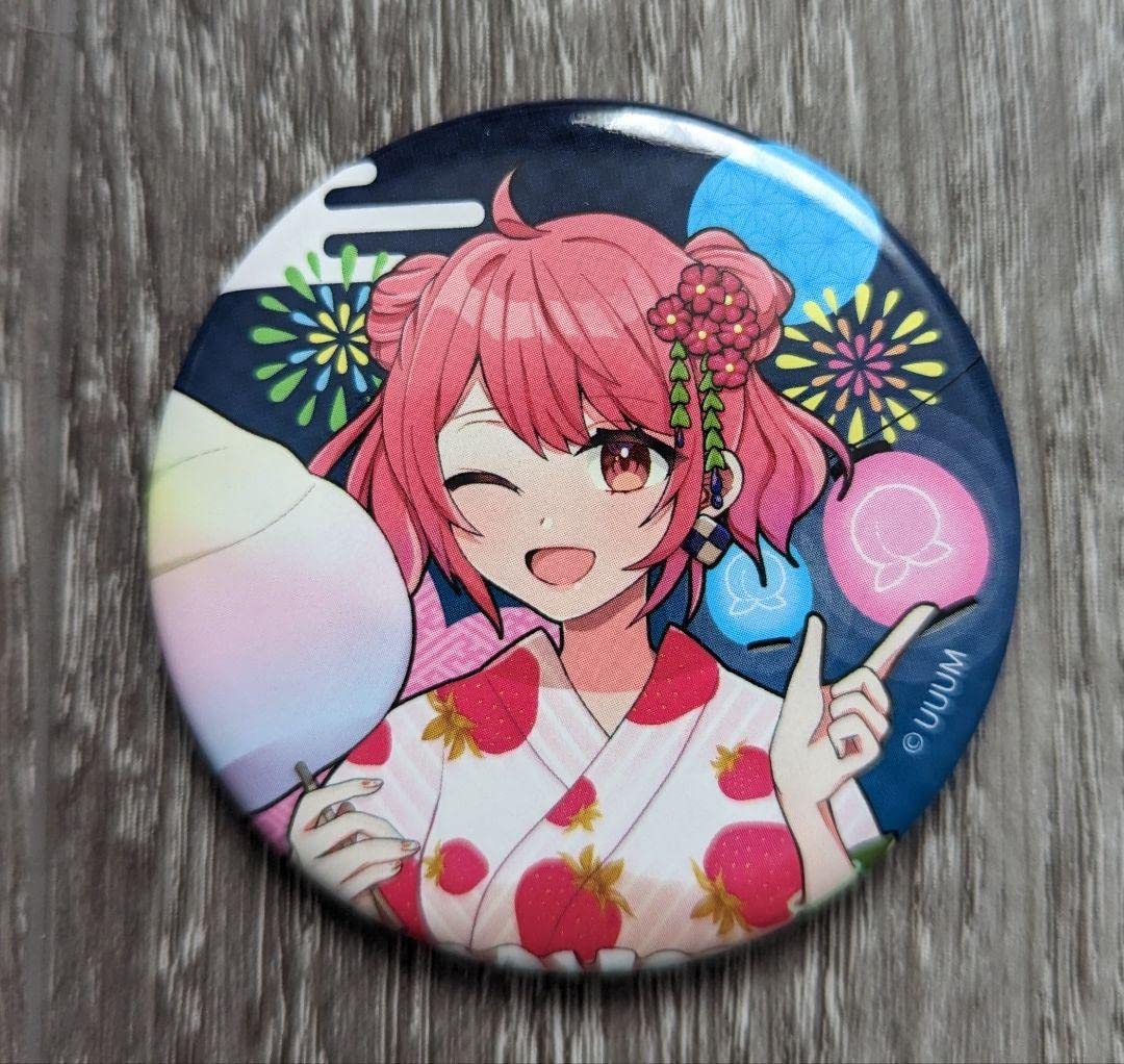 Amazon | カラピチ 真夏の桃祭り 缶バッジ のあさん カラフルピーチ