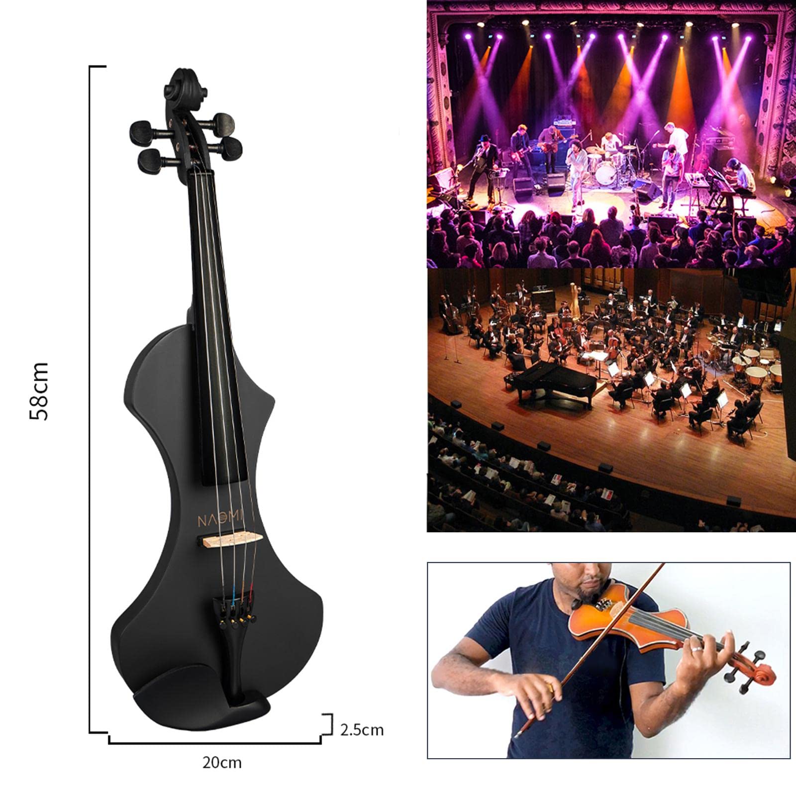 Amazon.co.jp: Toysmith エレキヴァイオリン 4/4フルサイズ サイレント