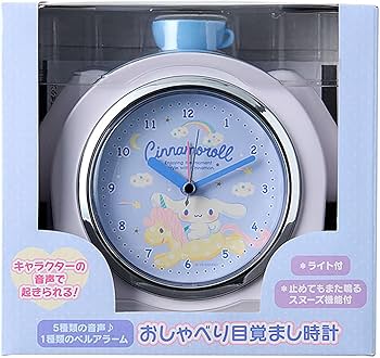 Amazon.co.jp: サンリオ(SANRIO) 目覚まし時計 シナモロール ABS樹脂