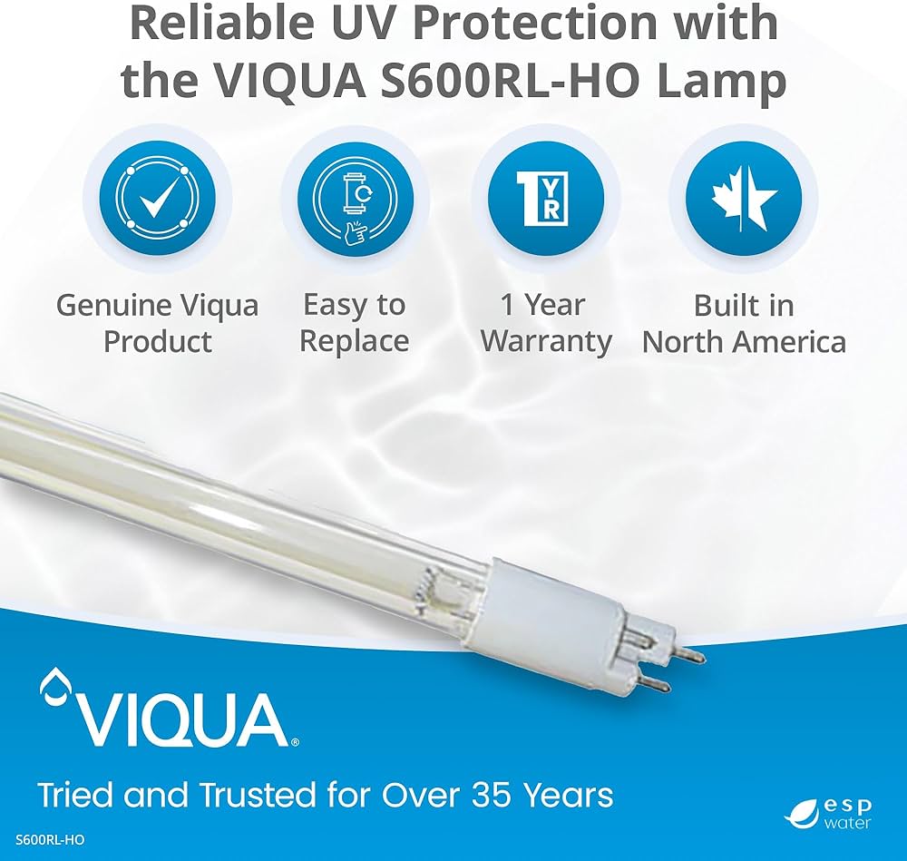 Amazon.com: Viqua S600RL-HO Replacement UV Lamp for UVMax G GX