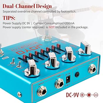 Amazon.com: JOYO Bass Guitar Pedals Overdrive Amp Simulator Effect