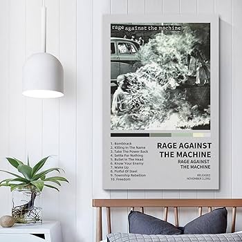 Amazon.co.jp: YNTNDYGV Rage Against The Machineポスター ビンテージ