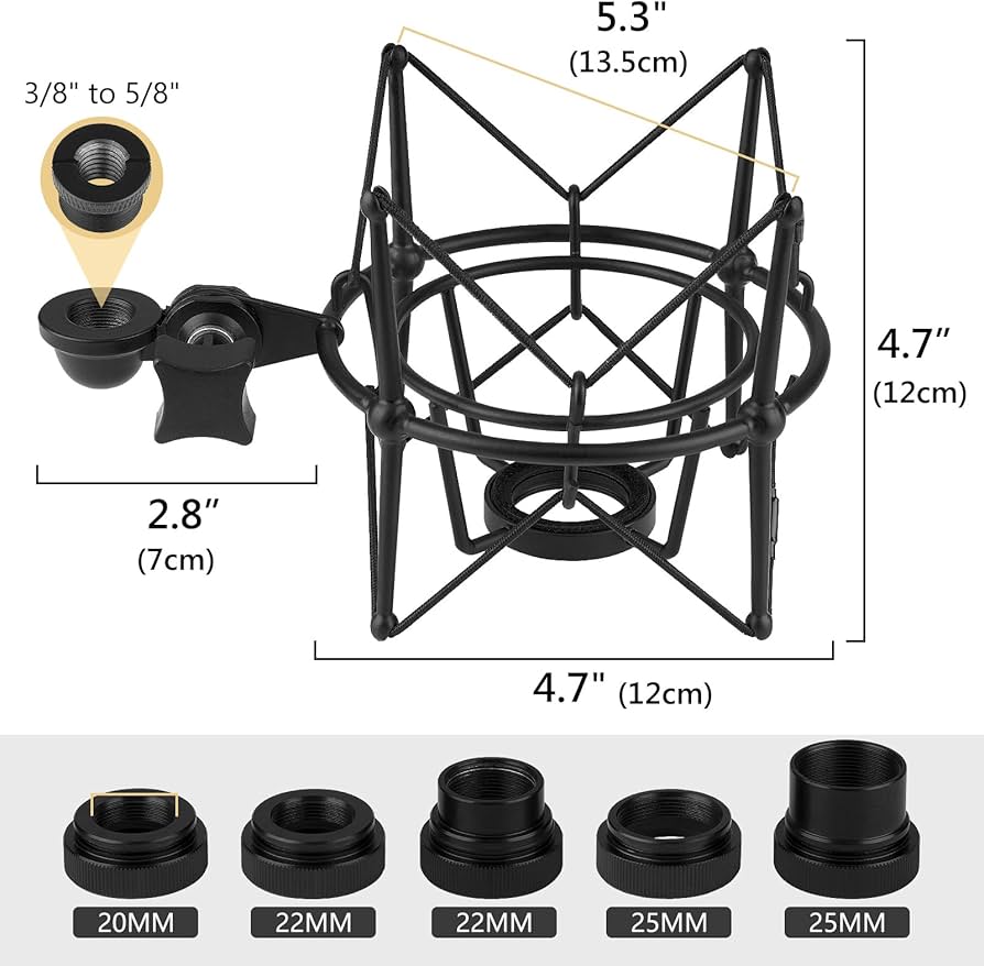 Amazon | Geekria for Creators マイクショックマウント Rode NT-USB