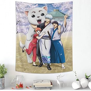 Amazon.co.jp: 銀魂 ぎんたま エリザベス タペストリー 万事屋銀ちゃん