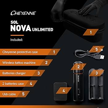 Amazon.com: Cheyenne Sol Nova Unlimited Pen Tattoo Machine