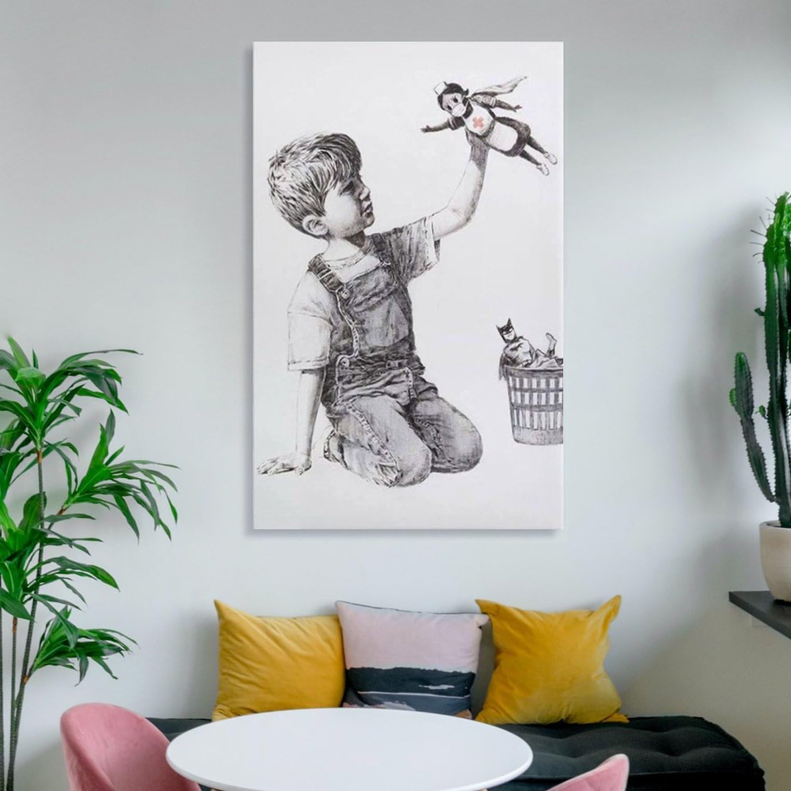 Amazon.co.jp: Banksyバンクシー 《ゲーム・チェンジャー》ポスター