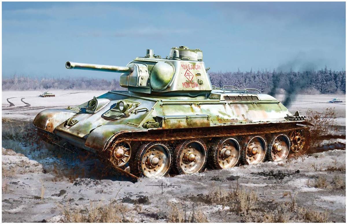 Amazon | ドラゴン 1/35 第二次世界大戦 ソビエト軍 T-34/76 Mod.1943