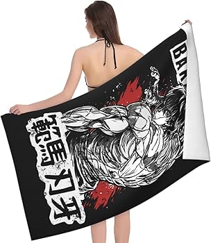 Amazon｜アニメ バキ グラップラー 範馬刃牙 バスタオル 速乾性 超吸収