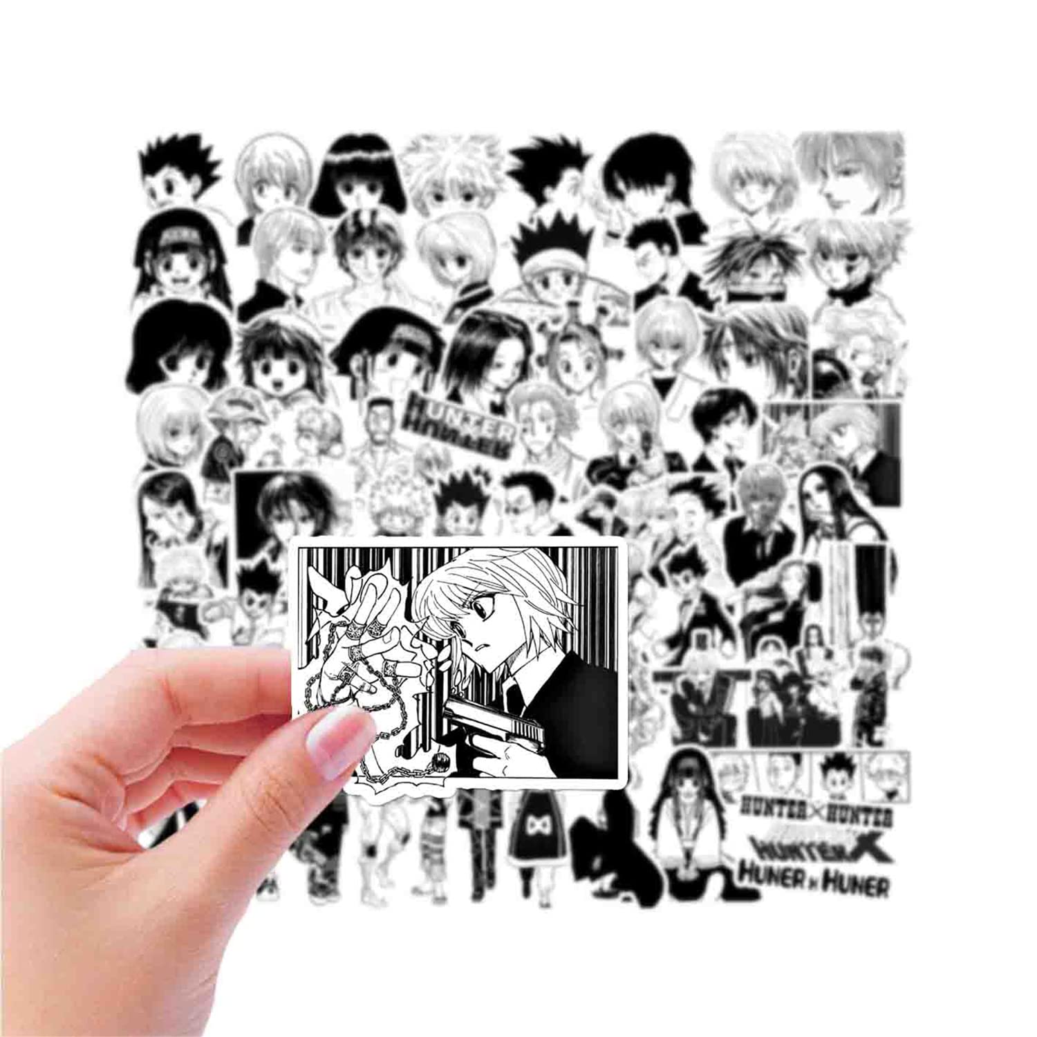 Amazon.co.jp: シール ステッカー 67枚セット 漫画 ゴン キルア