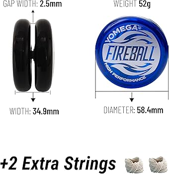 Amazon.com: Yomega Fireball YoYo -HIGH Performance Responsive