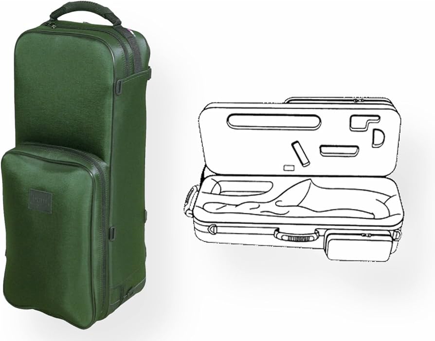 Amazon | バム トレッキングケース アルトサクソフォン用グリーン BAM