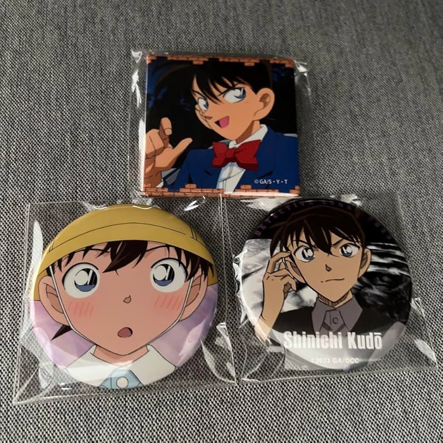 Amazon.co.jp: 工藤新一 缶バッジ 幼少期 場面写 コナンプラザ コナン