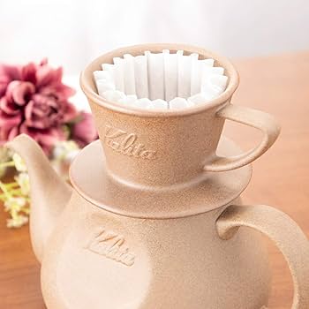 Amazon｜カリタ Kalita コーヒードリッパー 波佐見焼 砂岩1~2人用