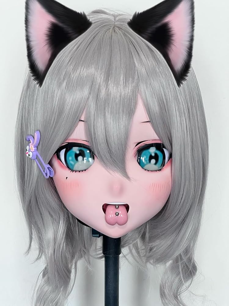 Amazon.co.jp: [achard] Resin Female Cosplay Anime Kigurumi Mask