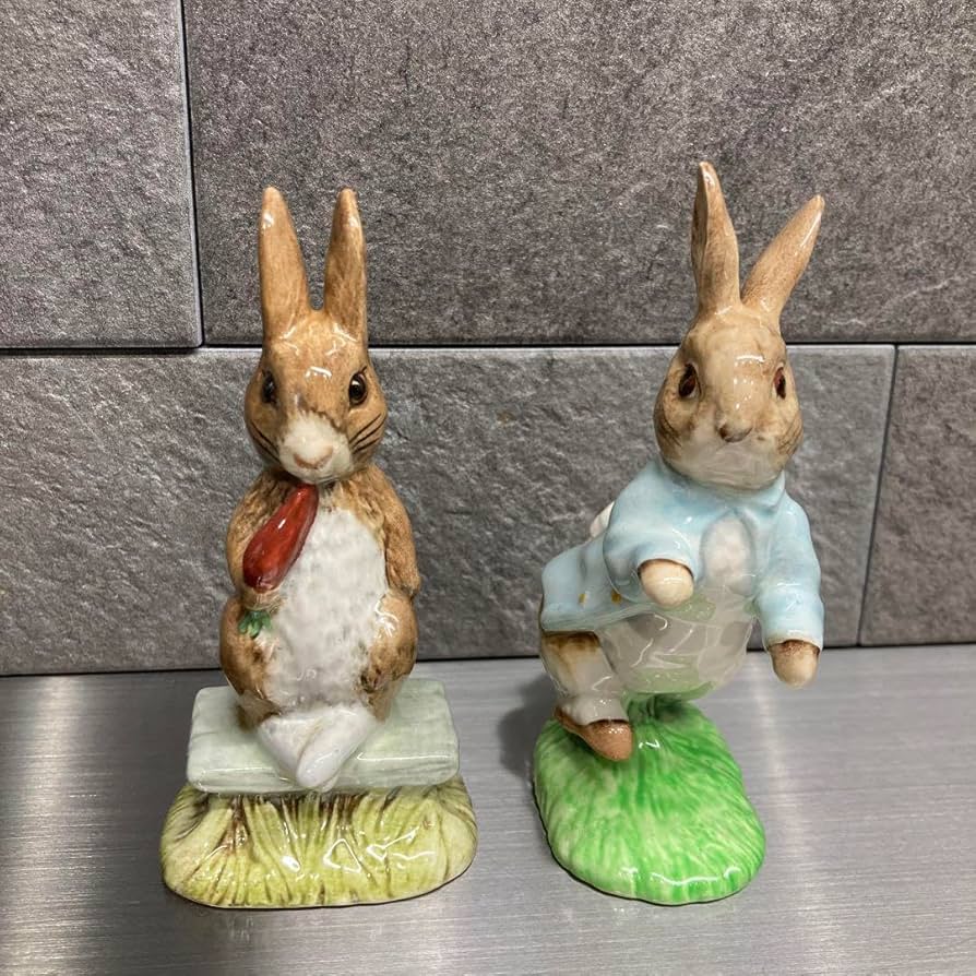 Amazon.co.jp: ピーターラビット 陶器 置物 フィギュア : ホーム＆キッチン