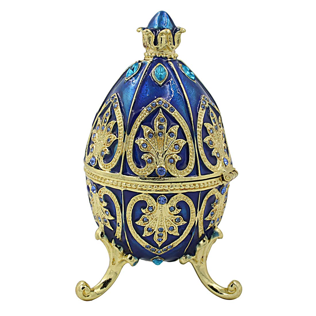 Amazon｜Hophen 卵の形たまご ジュエリーボックス合金製 イースター