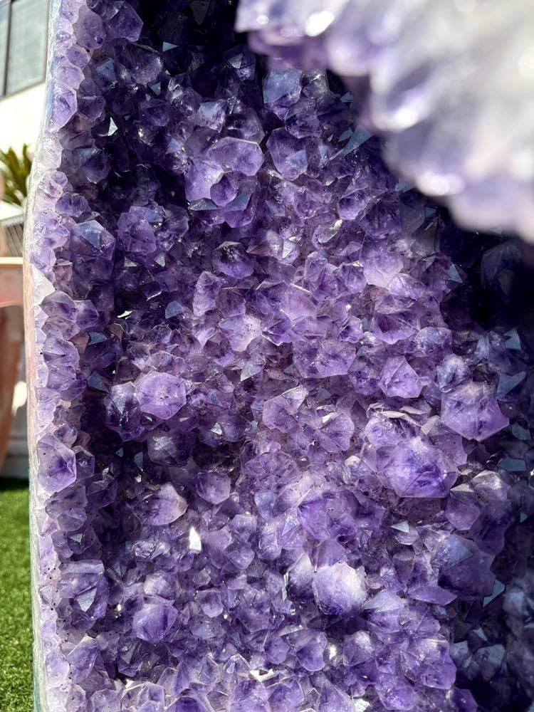 Amazon.co.jp: 天然 紫水晶 特大 アメジスト ドーム 原石 大きい