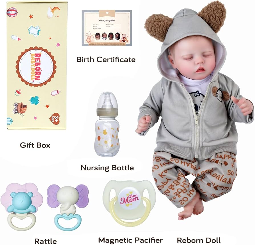 Amazon | BABESIDE 本物そっくり リボーンドール - 17インチ ソフト