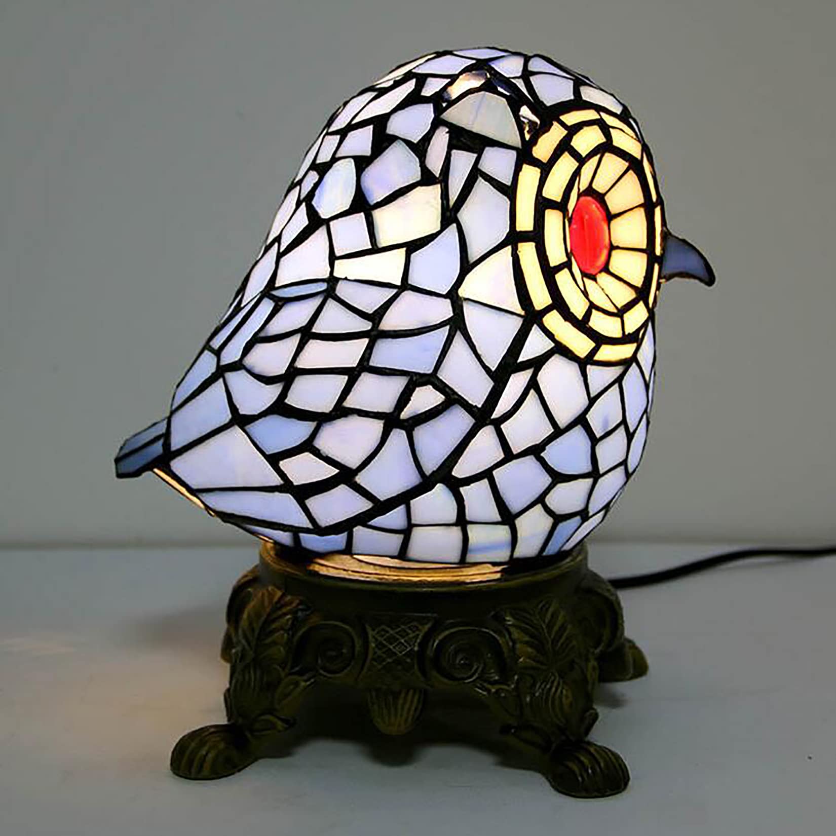 Amazon.co.jp : デスクランプスタイルテーブルランプステンドグラス