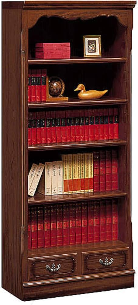 Amazon｜カリモク 本棚・書棚/コロニアル 書棚 幅744mm （オープン棚