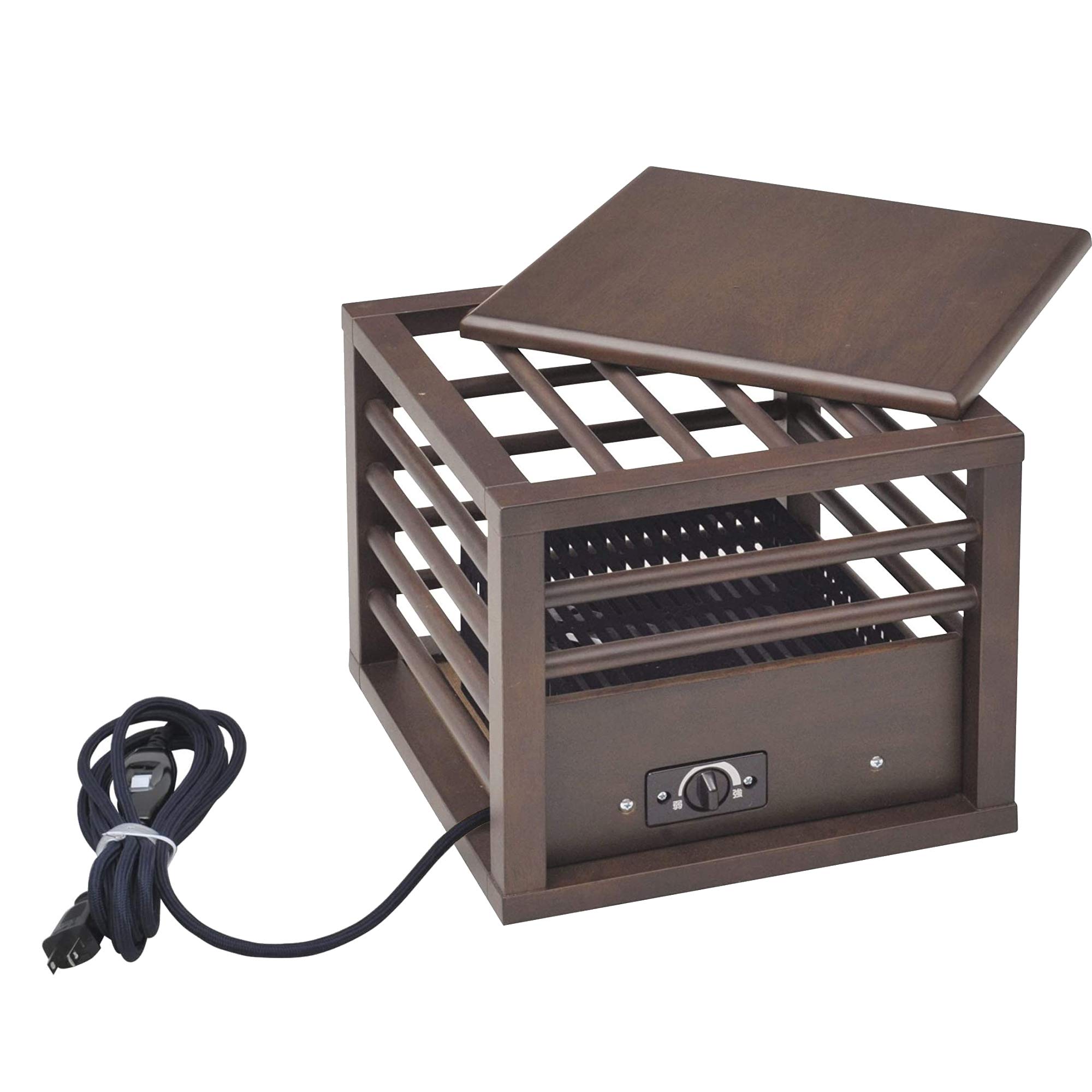 Amazon | [山善] 一人用こたつ(天板付) YMK-104 ダークブラウン 幅30