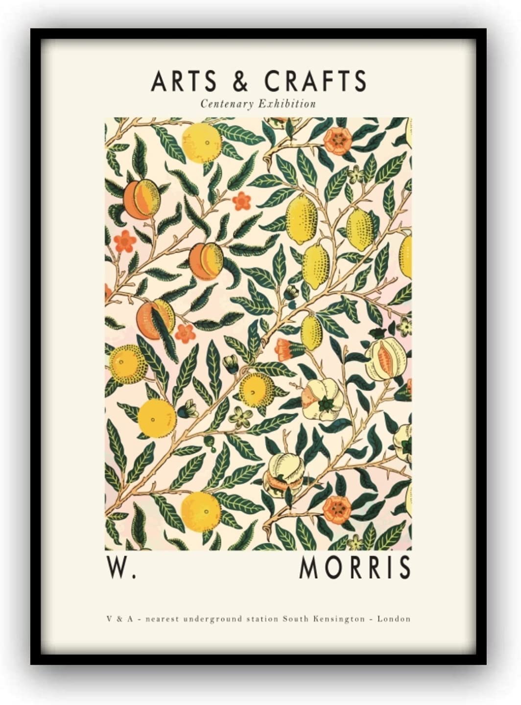 Amazon.co.jp: ウィリアムモリス デザイン7 各種サイズ アートポスター