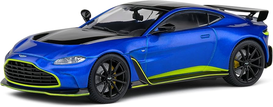 Amazon.com: SOLIDO 1:43 Aston Martin Vantage V12 Blue 2023 : Arts