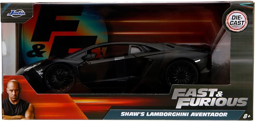 Amazon.com: Jada Fast & Furious Shaw's Lamborghini Aventador SV
