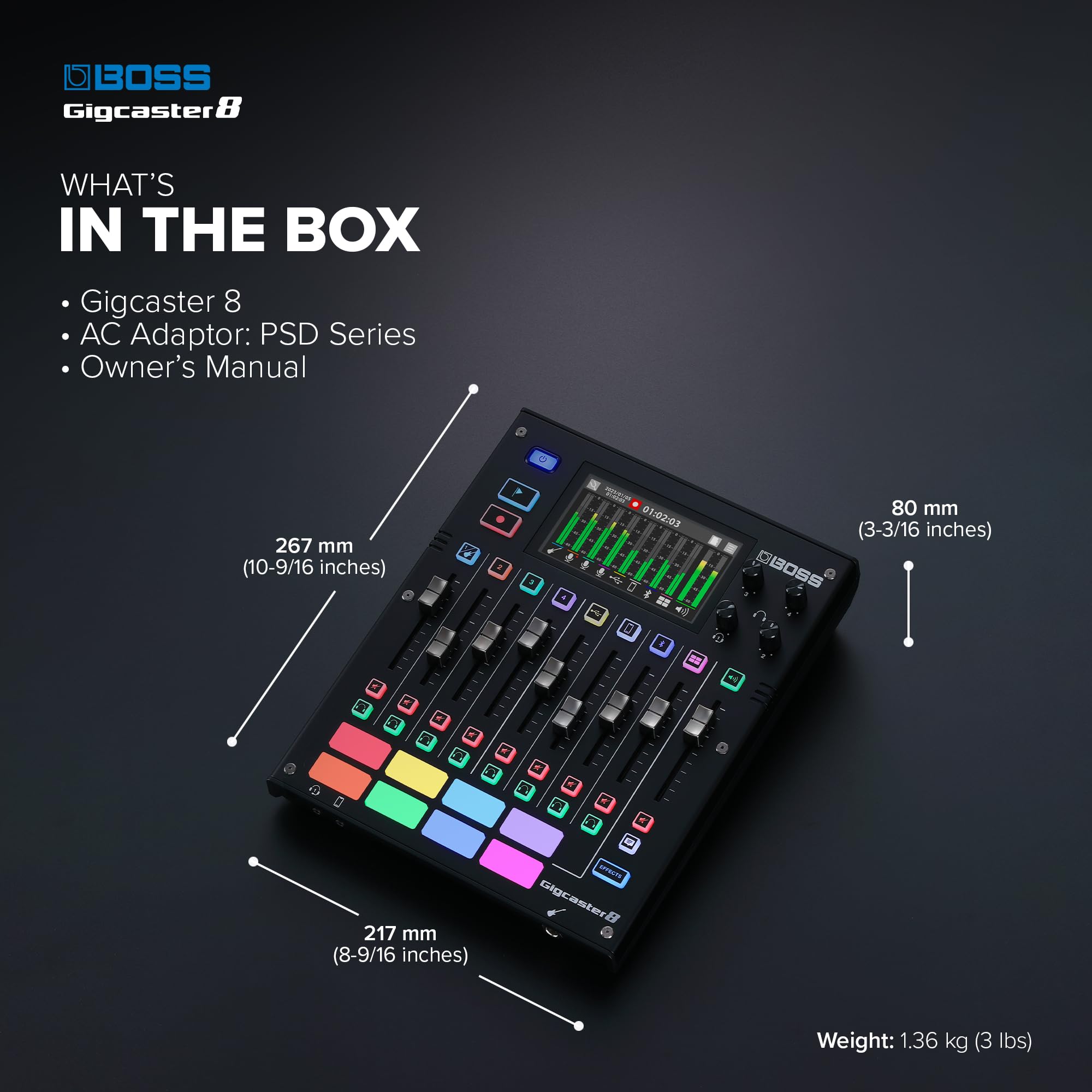 Amazon.co.jp: BOSS ボス/Gigcaster 8 (GCS-8) 配信用オーディオ