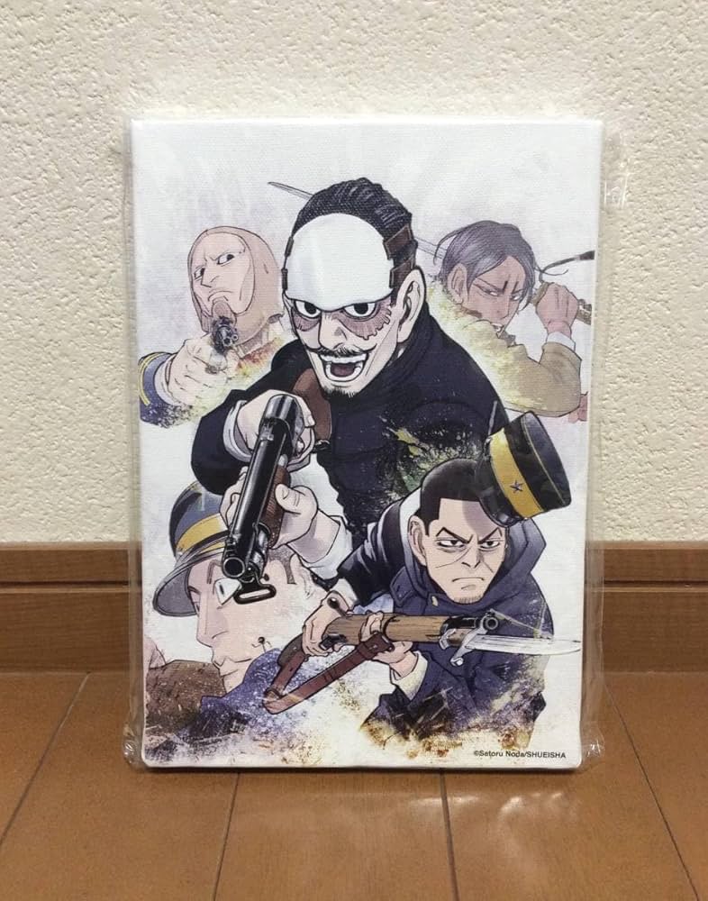 Amazon.co.jp: ゴールデンカムイ展 金カム アートボード キャンバス