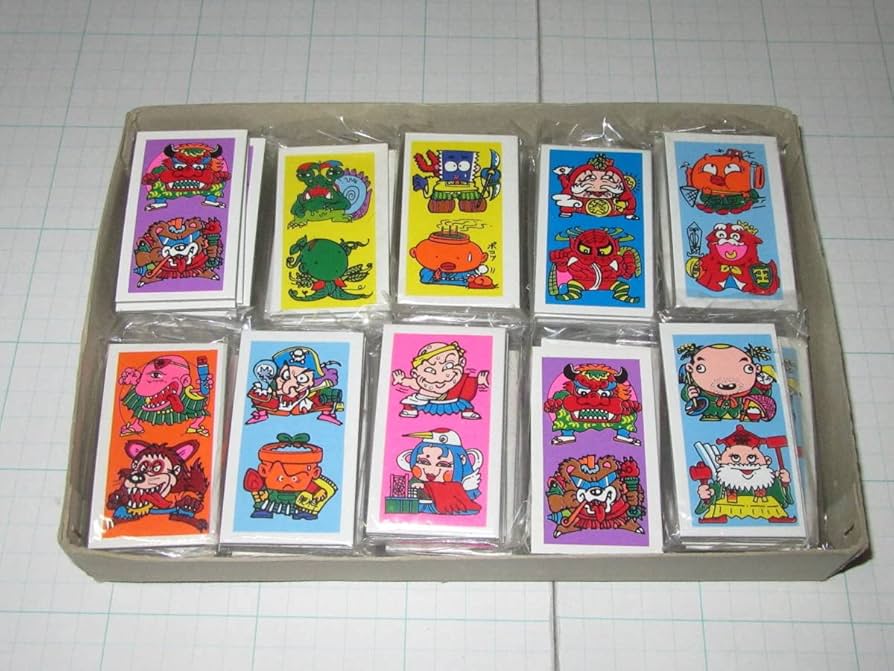 Amazon | 角面子 184枚 ビックリマン? パチモノ ? 5枚入り36袋+4枚 箱