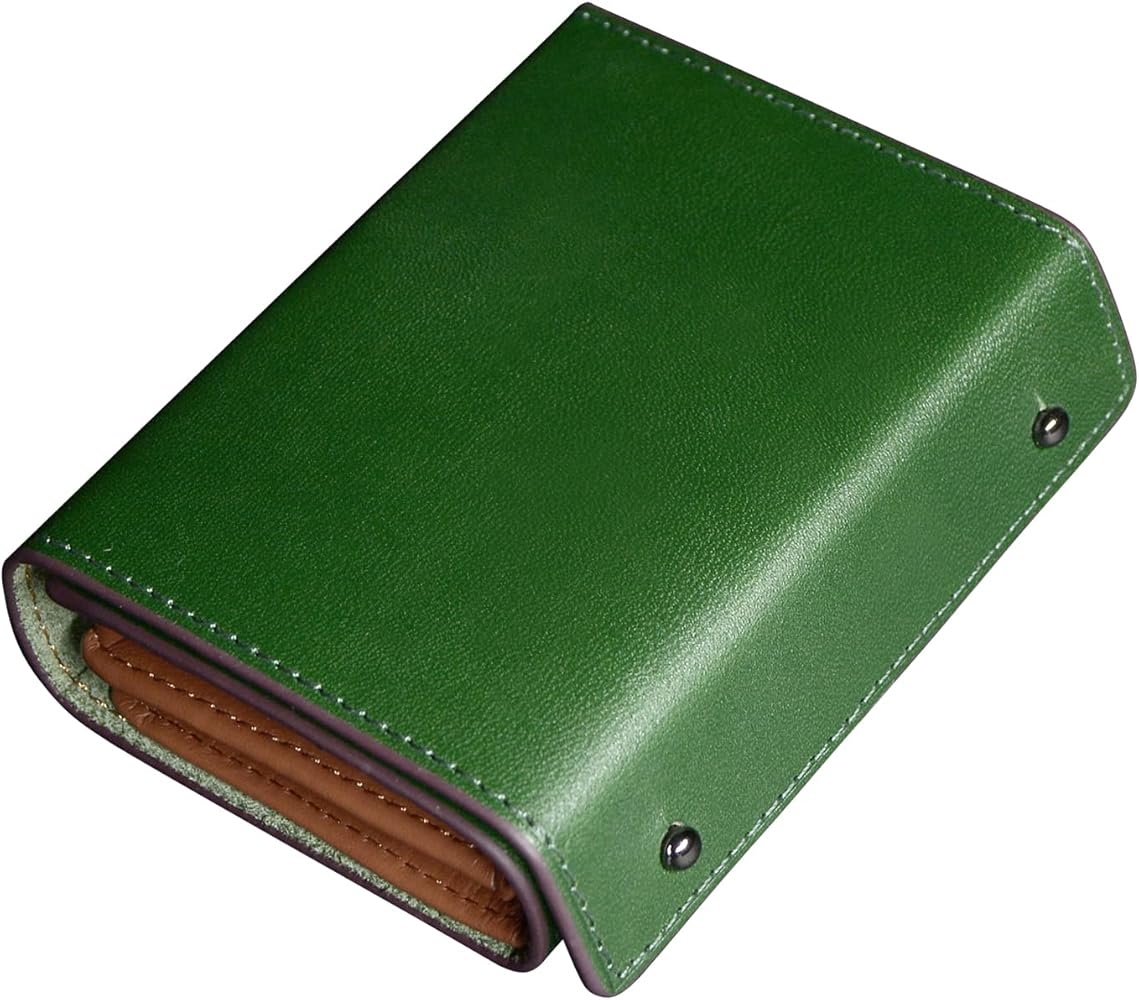 Amazon | Modiko 財布 メンズ 2つ折り 栃木レザー 本革 ミニ 日本製 二