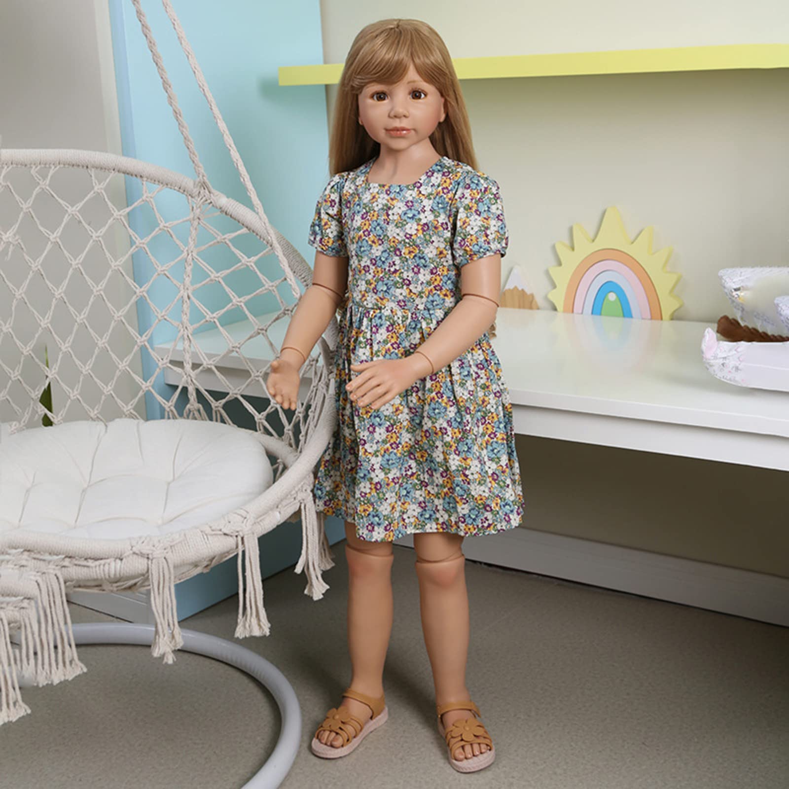 Amazon.co.jp: リボーンドール 120cm 5～6歳の女の子人形 子供服モデル