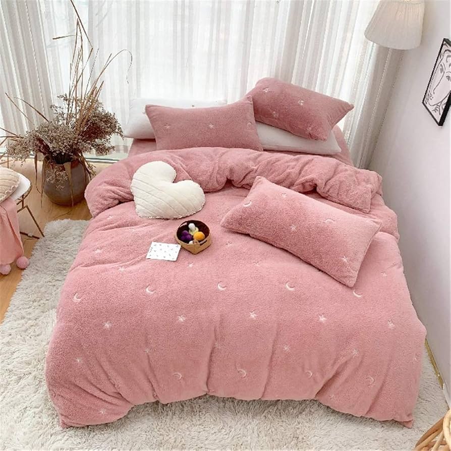 ピンク フリース布団セット ロゴ入り ピンク フリース布団セット ロゴ入り