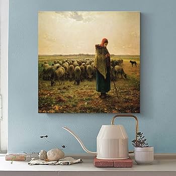 Amazon｜Jean Francois Milletジャン＝フランソワ・ミレー画家の絵画