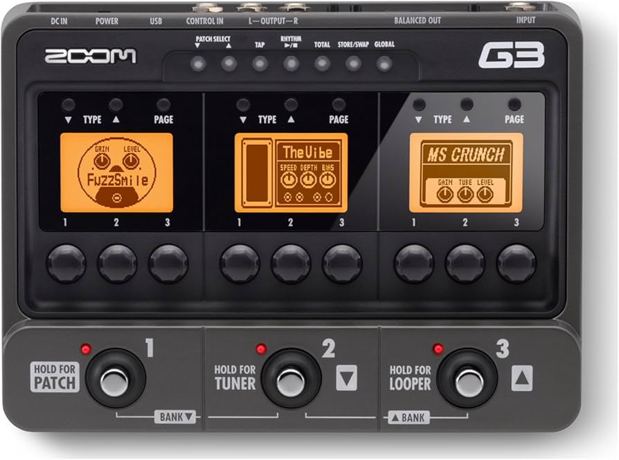 Amazon.com: Zoom G3 Guitar Effects and Amp Simulator : Musical