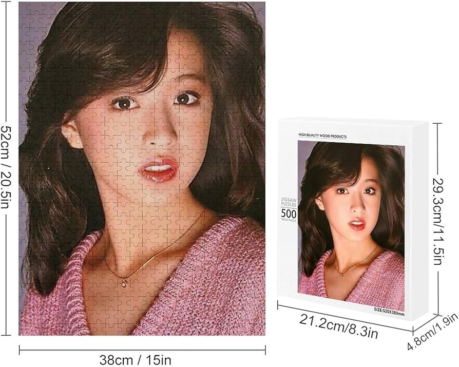 Amazon.co.jp: 中森明菜 ジグソーパズル 木製 パズル 壁飾り 初心者