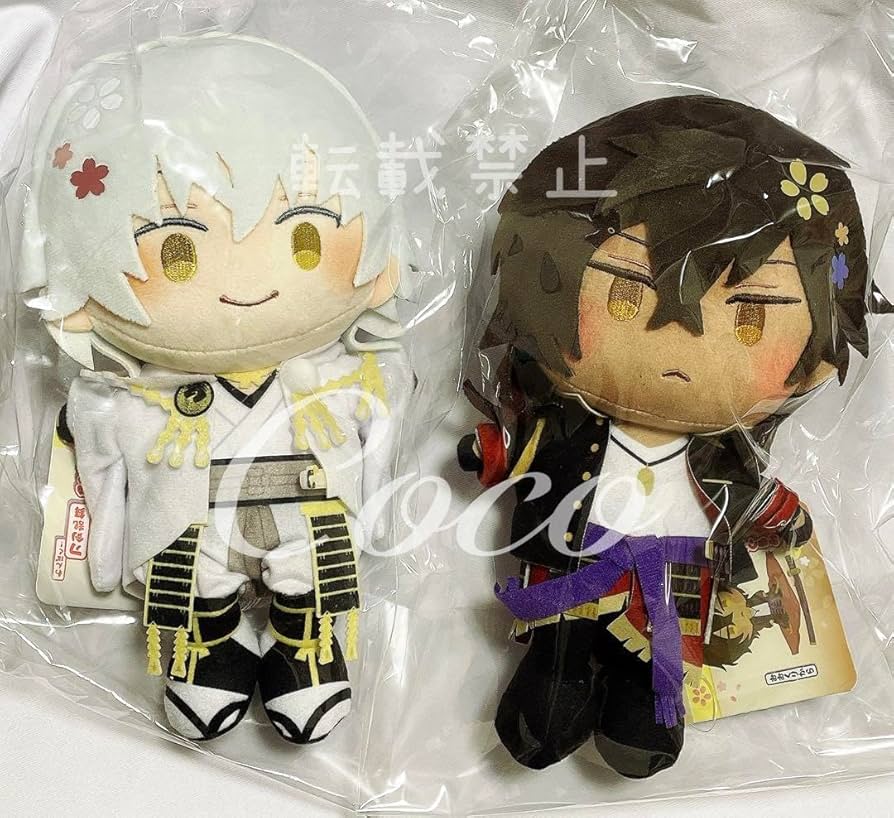 Amazon.co.jp: わんぱく 刀剣乱舞 ぬいぐるみ 鶴丸国永 大倶利伽羅