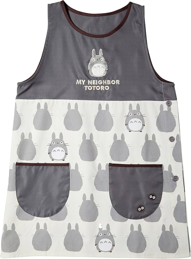 Amazon｜丸眞 ジブリ エプロン レディース 保育士 となりのトトロ 大