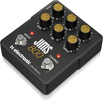 Amazon.com: TC Electronic JIMS 800 PREAMP Guitar Pedal | Twin