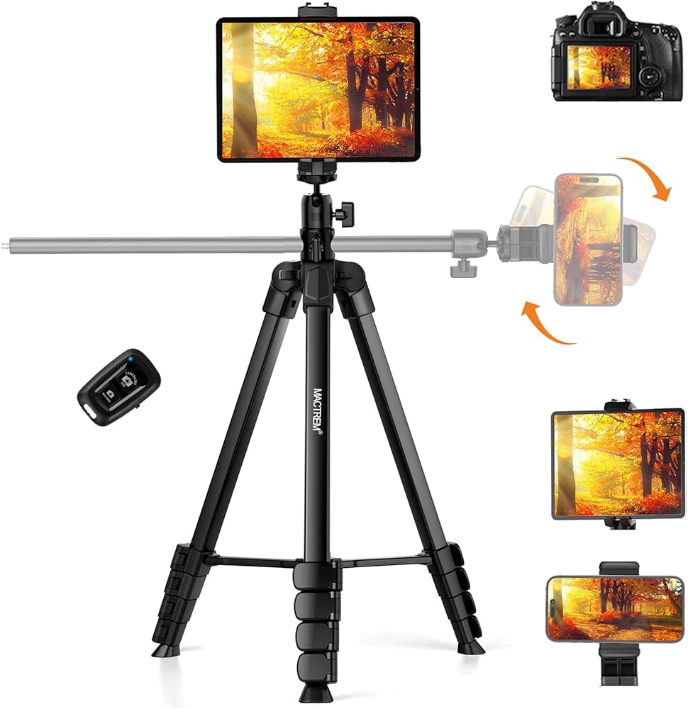 Amazon.com: MACTREM Phone Tripod with Selfie Stick, 70