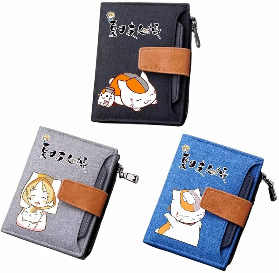 Amazon.co.jp: [ユーズブ] 夏目友人帳 財布 短財布 二つ折り財布 夏目